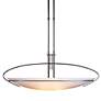 3_Mackintosh 41" Wide Dark Smoke Oval Pendant Light