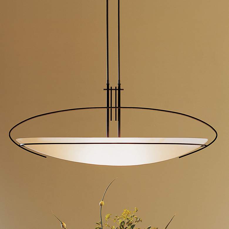 Image 2 Mackintosh 41" Wide Dark Smoke Oval Pendant Light