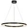 Macrobotrys 23 1/2"W Plating Brass LED Ring Pendant Light