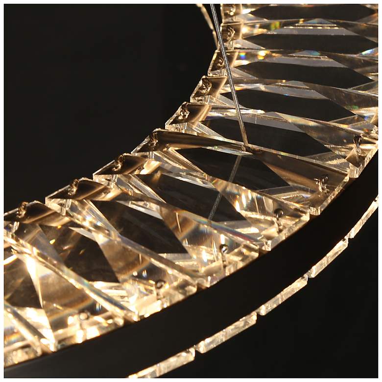 Image 3 Macrobotrys 23 1/2"W Plating Brass LED Ring Pendant Light more views