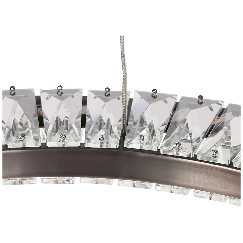 Image 5 Macrobotrys 23 1/2"W Plating Brass LED Ring Pendant Light more views