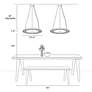 6_Macrobotrys 23 1/2"W Plating Brass LED Ring Pendant Light more views