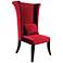 Mad Hatter Red Velvet Dining Chair