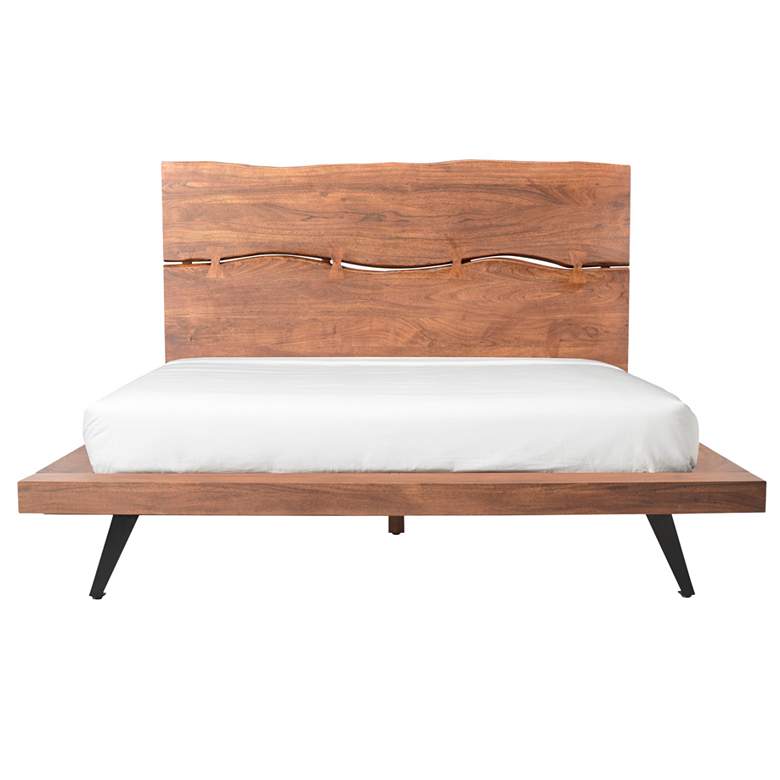 Image 1 Madagascar Platform Bed King Brown