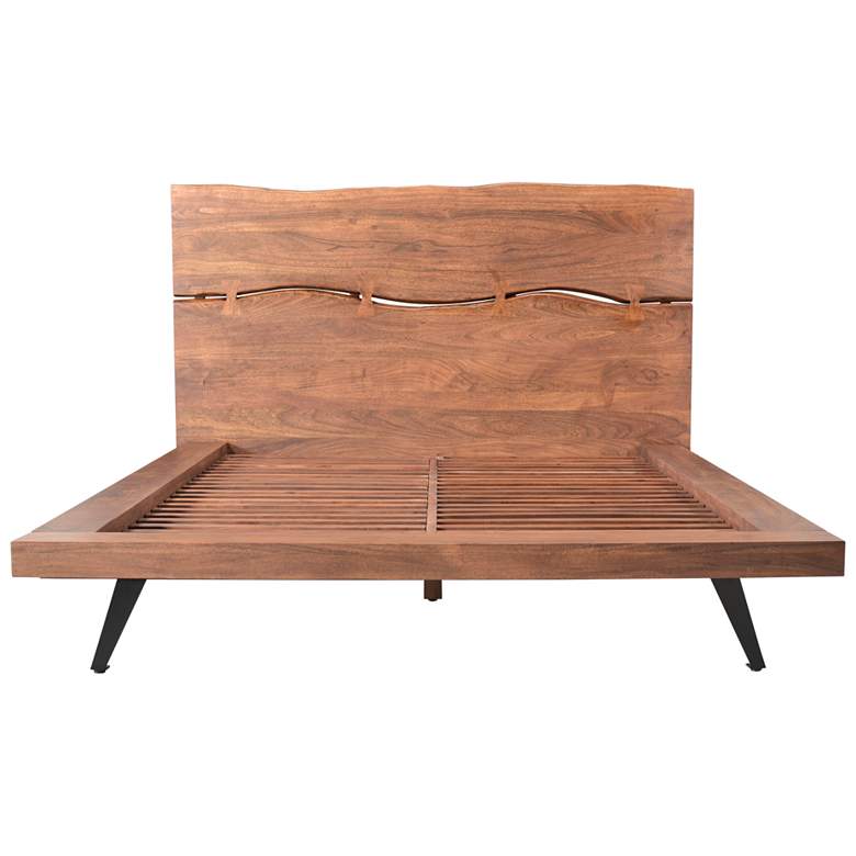 Image 2 Madagascar Platform Bed King Brown more views