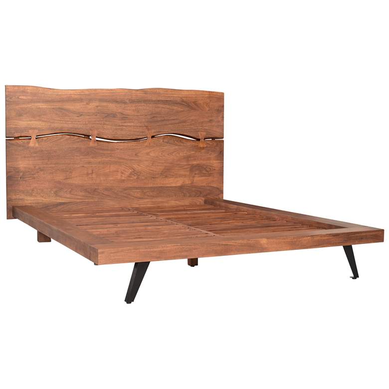 Image 3 Madagascar Platform Bed King Brown more views