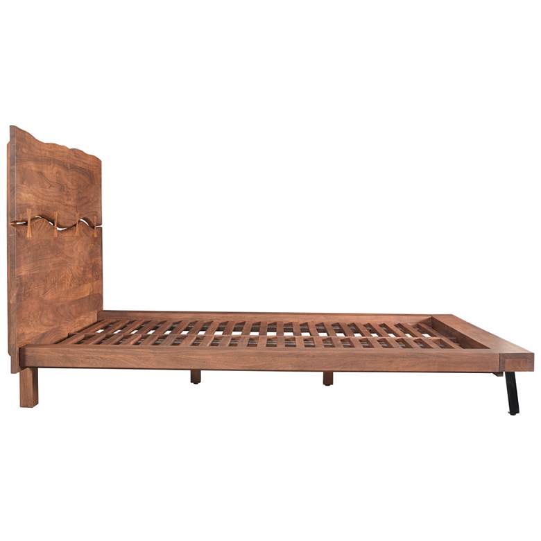 Image 5 Madagascar Platform Bed King Brown more views