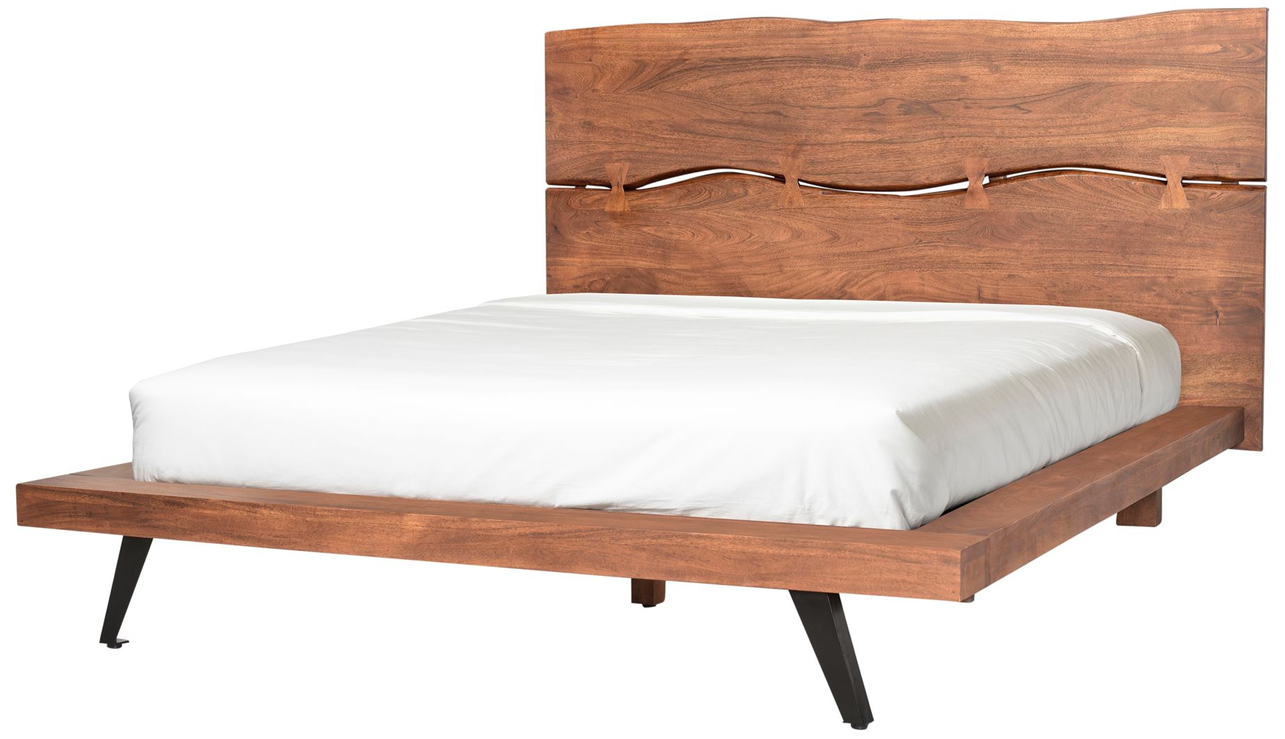 Madagascar Platform Bed King Brown