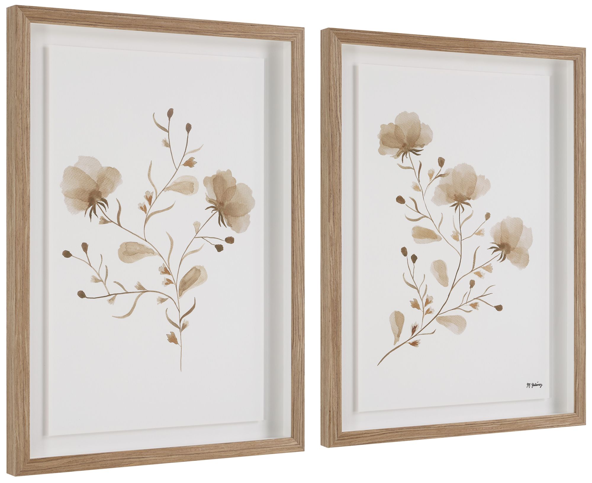 Madalena 18.0" Wide Wall Decor, Printed Artwork (2 Piece Set)