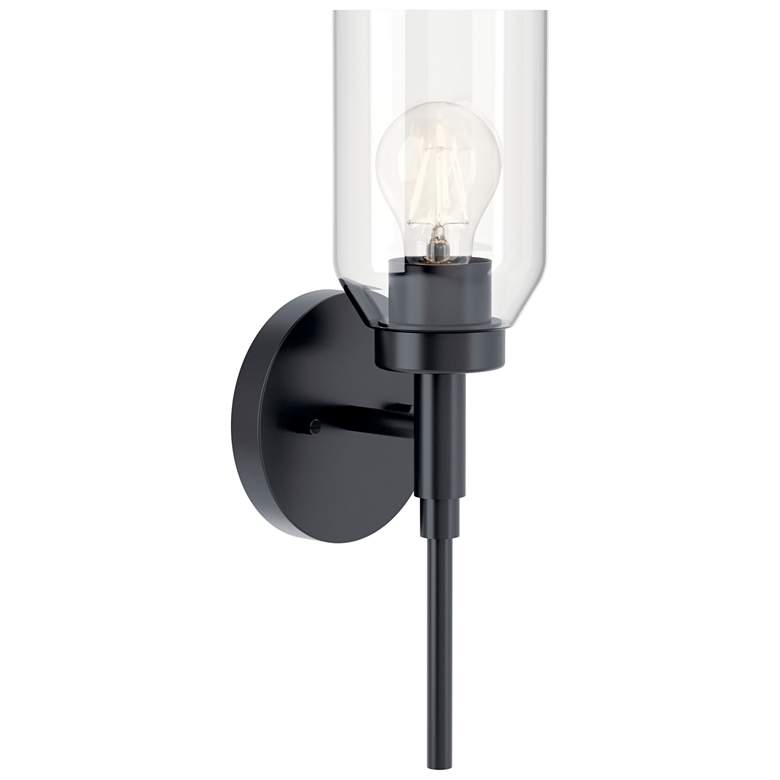Image 1 Madden Black Wall Sconce 1Lt