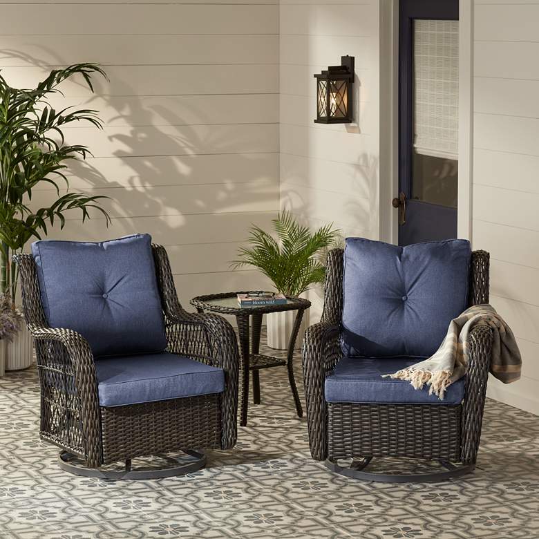 Image 1 Madden Blue 3-Piece Outdoor Seating Set
