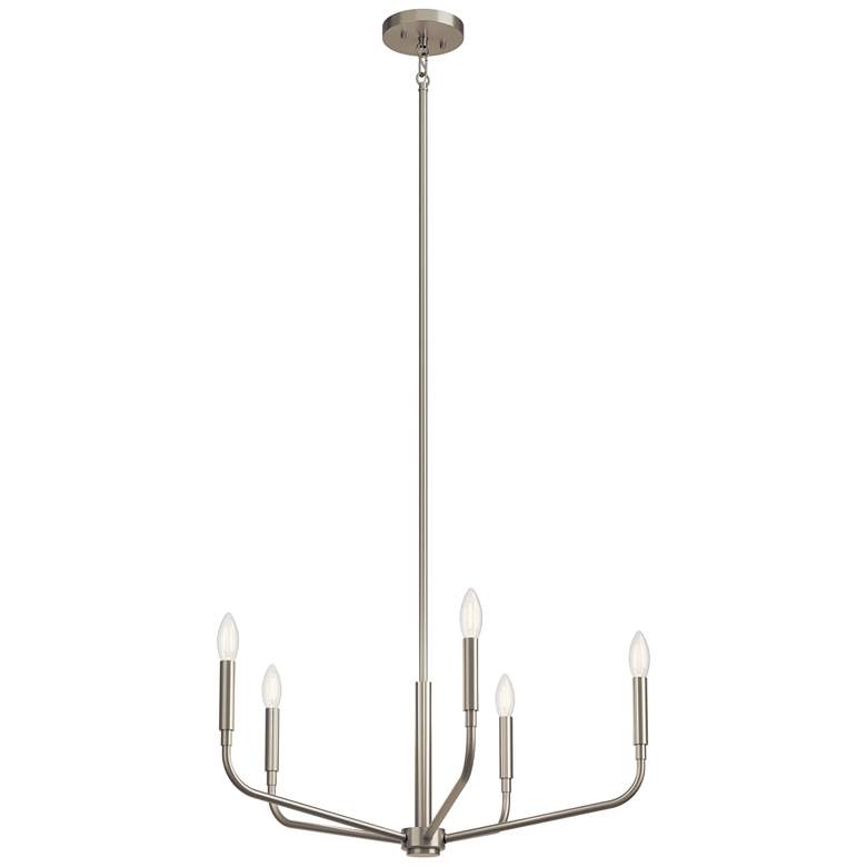 Image 1 Madden Brushed Nickel Chandelier 5Lt