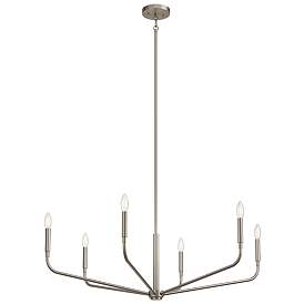 Image1 of Madden Brushed Nickel Chandelier 6Lt