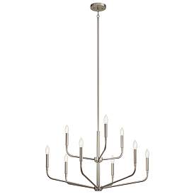Image1 of Madden Brushed Nickel Chandelier 9Lt