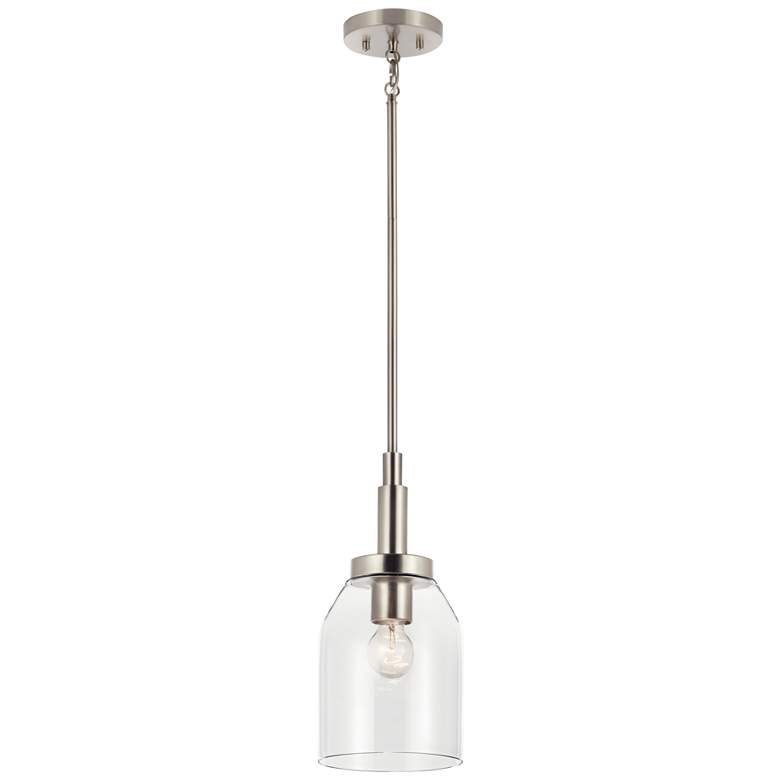 Image 1 Madden Brushed Nickel Mini Pendant 1Lt