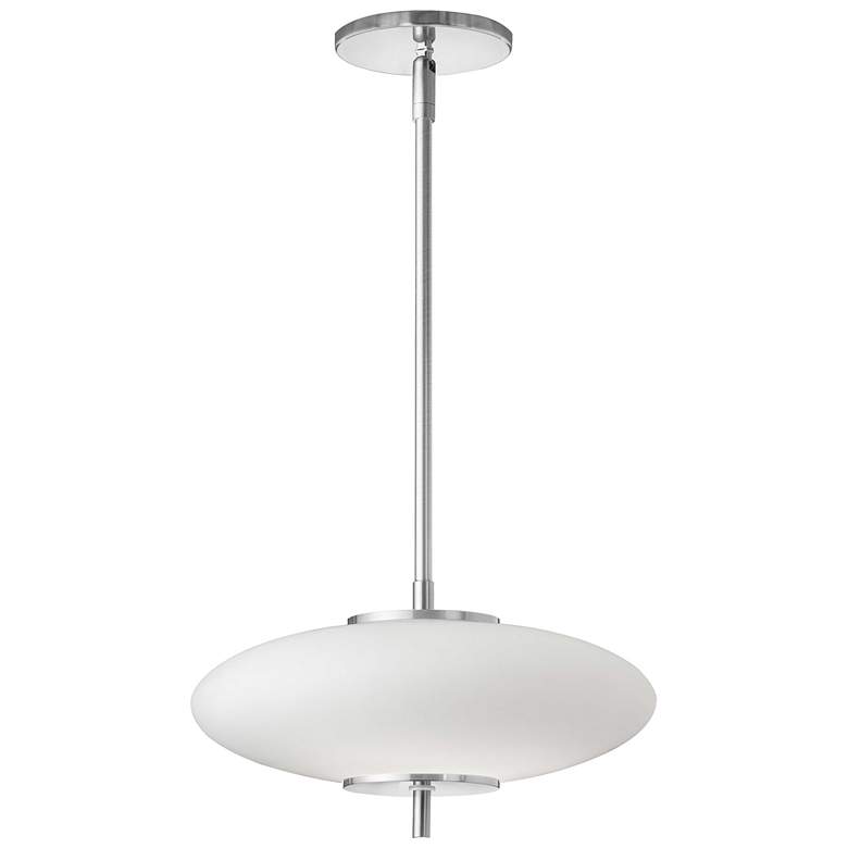 Image 1 Maddie 12" Wide Polished Chrome 16W LED Pendant