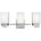 Maddison 21 1/2" Wide Satin Nickel Bath Light