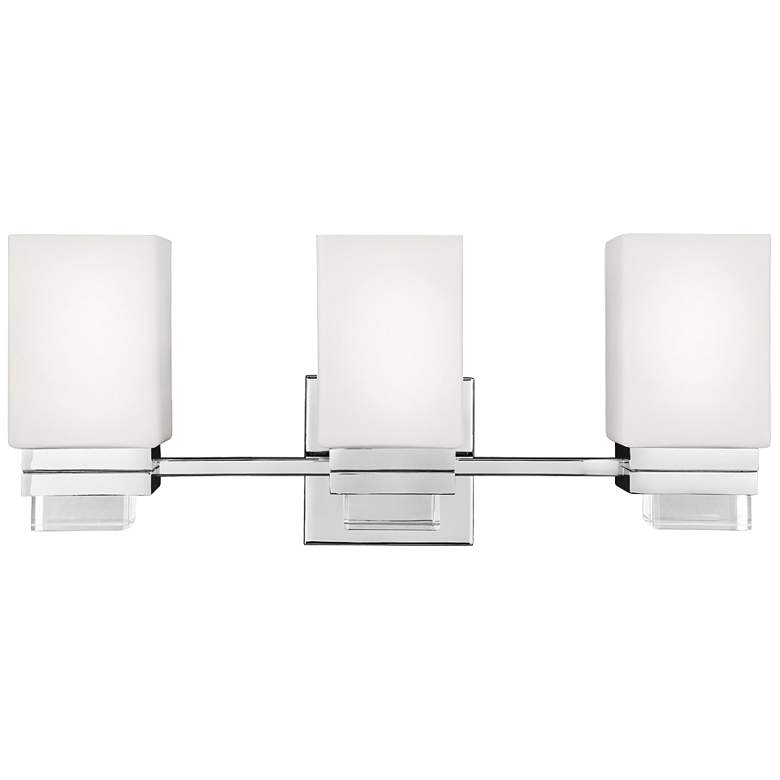 Image 1 Maddison 21 3/4" Wide Polished Nickel Bath Light