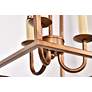 7_Maddox 12 1/2" Wide Vintage Gold 3-Light Lantern Pendant more views