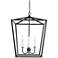 Maddox 20" Wide Black Metal 4-Light Pendant