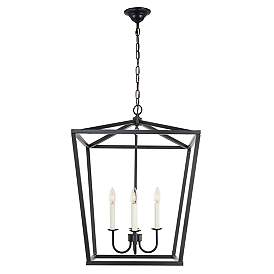 Image5 of Maddox 20" Wide Black Metal 4-Light Pendant more views