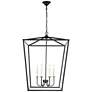 3_Maddox 24" Wide Black 6-Light Chandelier