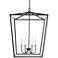 Maddox 24" Wide Black 6-Light Chandelier