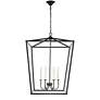 5_Maddox 24" Wide Black 6-Light Chandelier more views