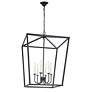 6_Maddox 24" Wide Black 6-Light Chandelier more views