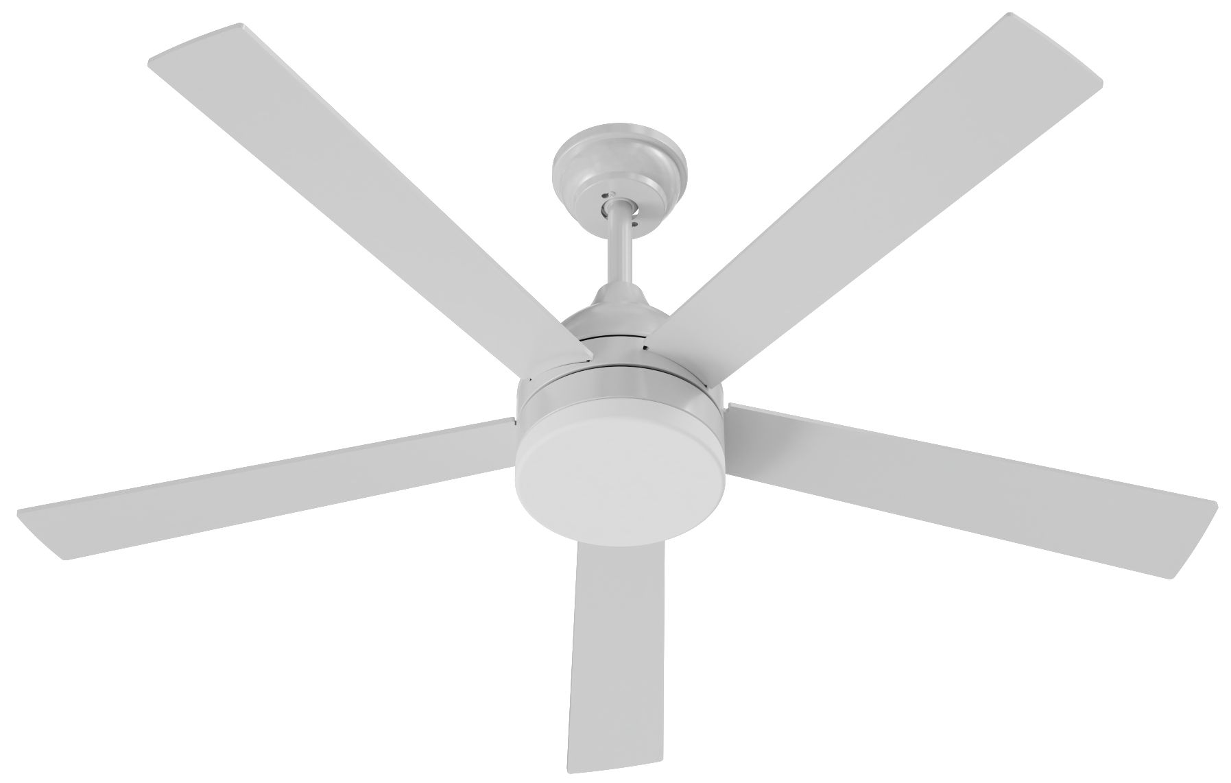 Image 2 Maddox 52" Wide 5-Blade White LED Ceiling Fan