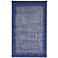 Maddox Abstract Hand Tufted Blue Area Rug 5' x 8'