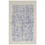 Maddox Abstract Hand Tufted Ivory Area Rug 2' x 3'
