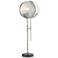 Maddox Brushed Steel and Mirrored Console Table Lamp