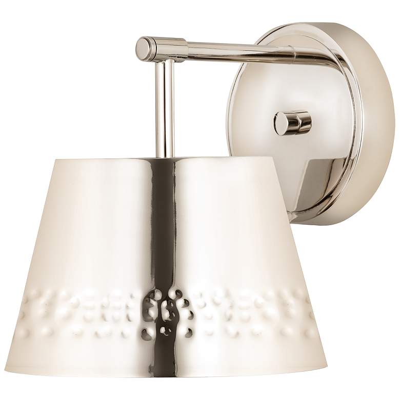 Image 1 Maddox by Z-Lite Polished Nickel 1 Light Wall Sconce
