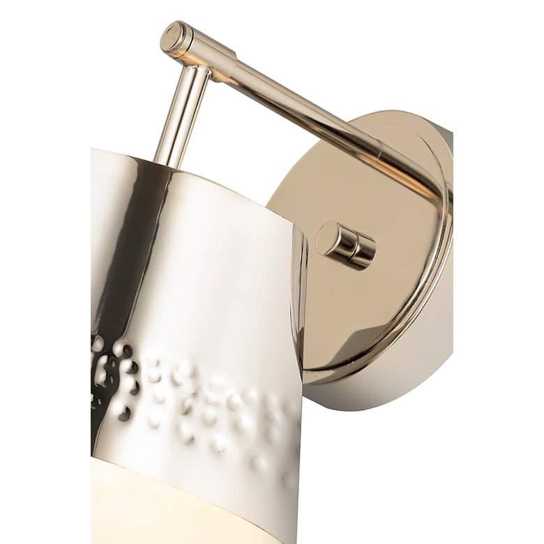Image 5 Maddox by Z-Lite Polished Nickel 1 Light Wall Sconce more views