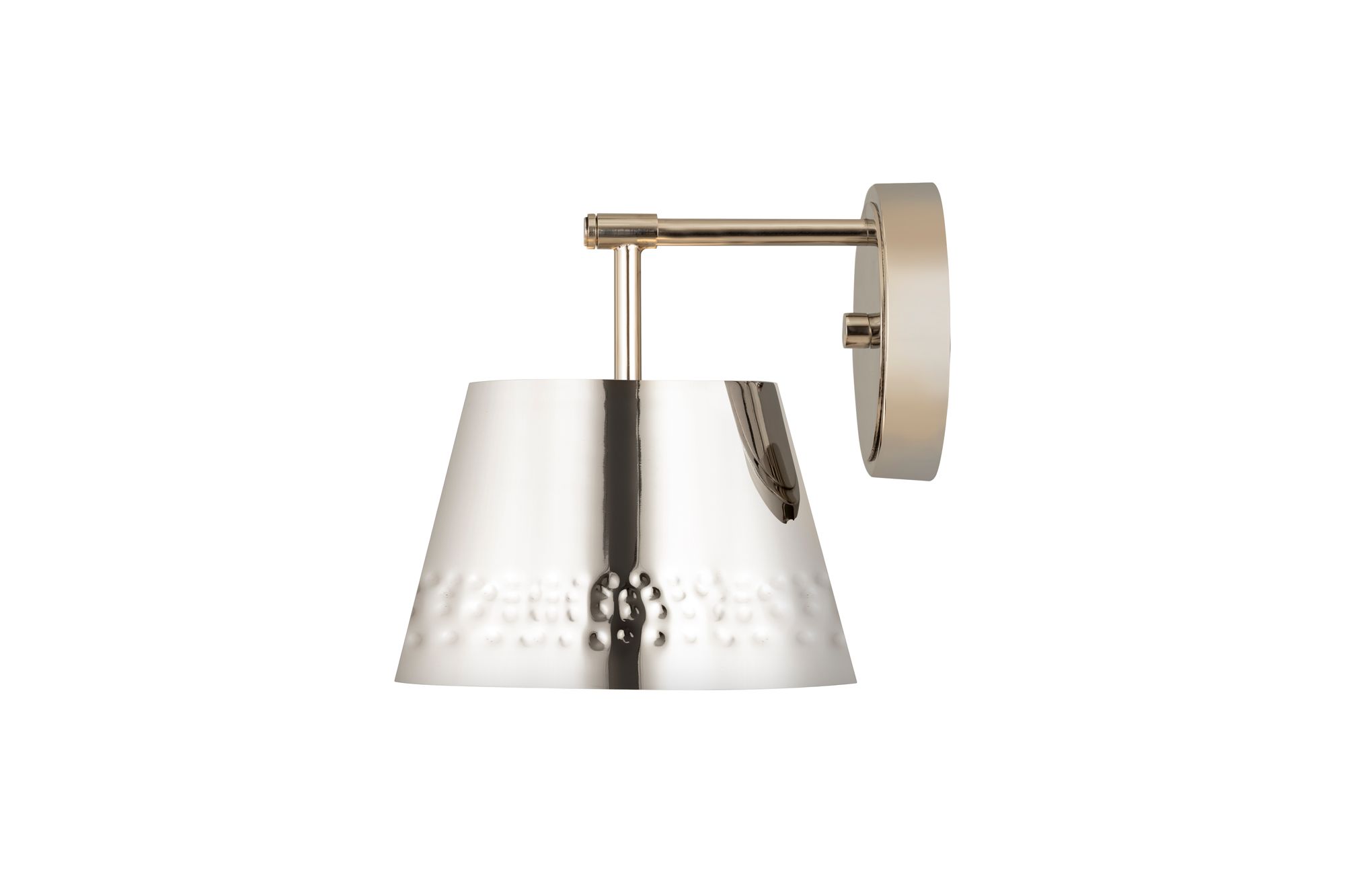 Image 4 Maddox by Z-Lite Polished Nickel 8 inch 1 Light Wall Sconce more views