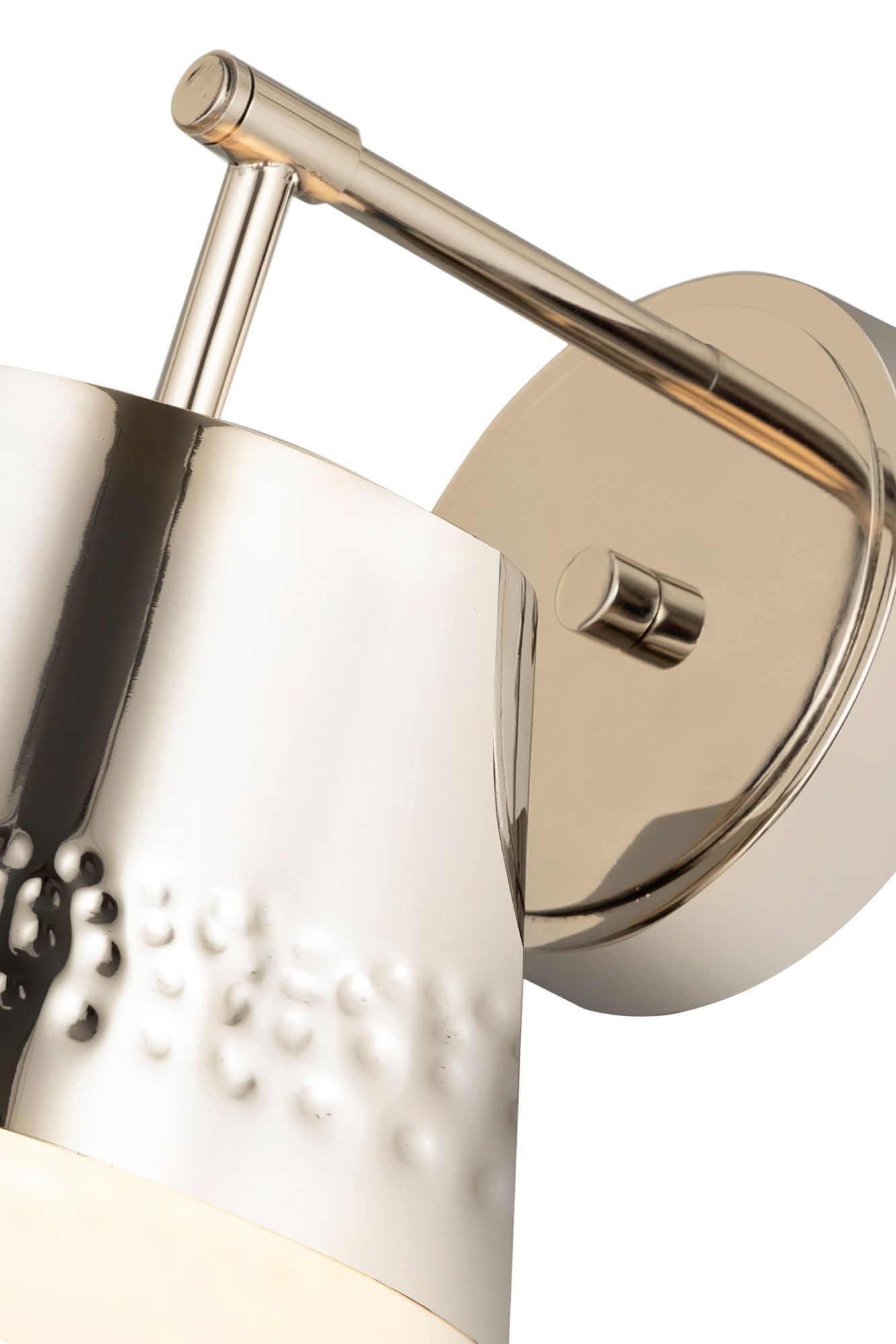 Image 5 Maddox by Z-Lite Polished Nickel 8 inch 1 Light Wall Sconce more views