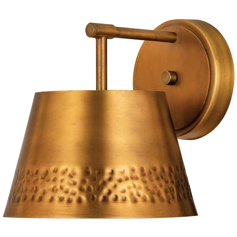 Image 1 Maddox by Z-Lite Rubbed Brass 1 Light Wall Sconce