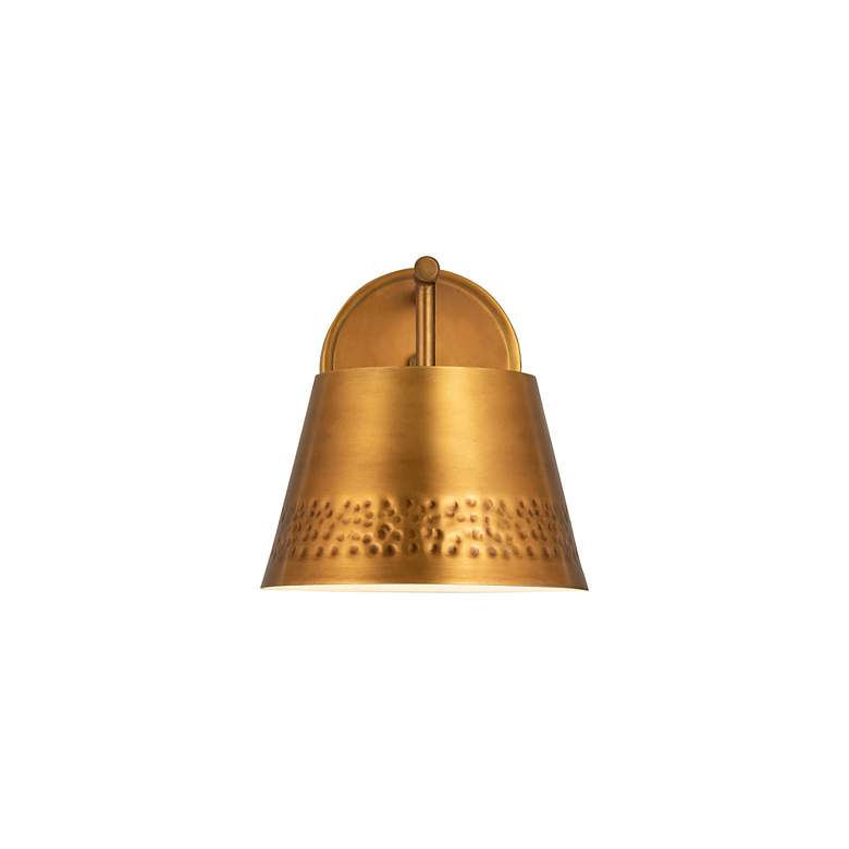 Image 4 Maddox by Z-Lite Rubbed Brass 1 Light Wall Sconce more views