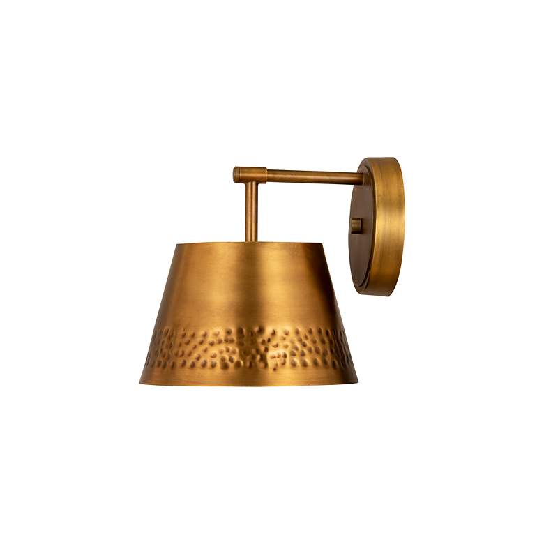 Image 5 Maddox by Z-Lite Rubbed Brass 1 Light Wall Sconce more views