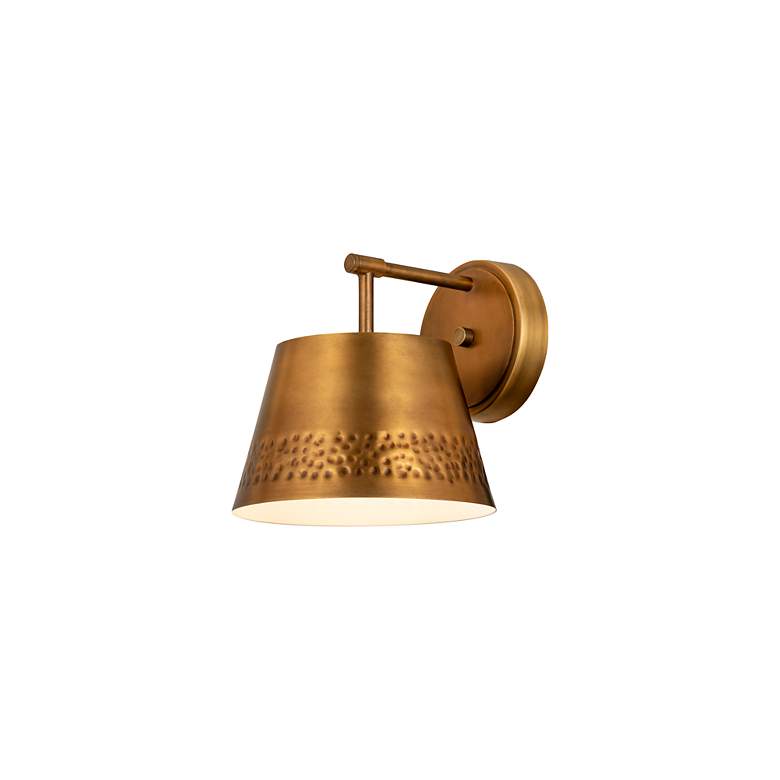 Image 7 Maddox by Z-Lite Rubbed Brass 1 Light Wall Sconce more views