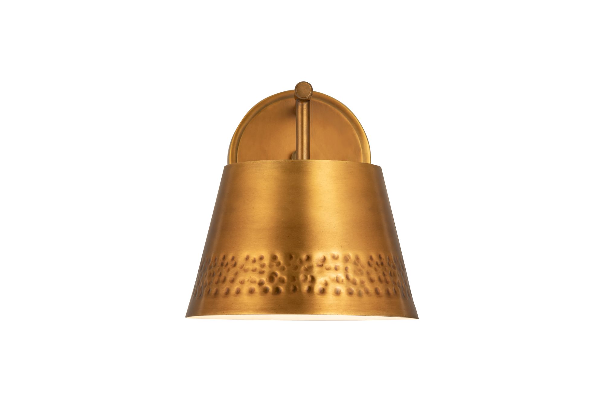 Image 4 Maddox by Z-Lite Rubbed Brass 8 inch 1 Light Wall Sconce more views