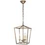 2_Maddox Collection Pendant D12.5 H18.25 Lt:3 Vintage Silver Finish