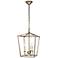Maddox Collection Pendant D12.5 H18.25 Lt:3 Vintage Silver Finish