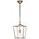 Maddox Collection Pendant D9.75 H14.5 Lt:1 Vintage Silver Finish