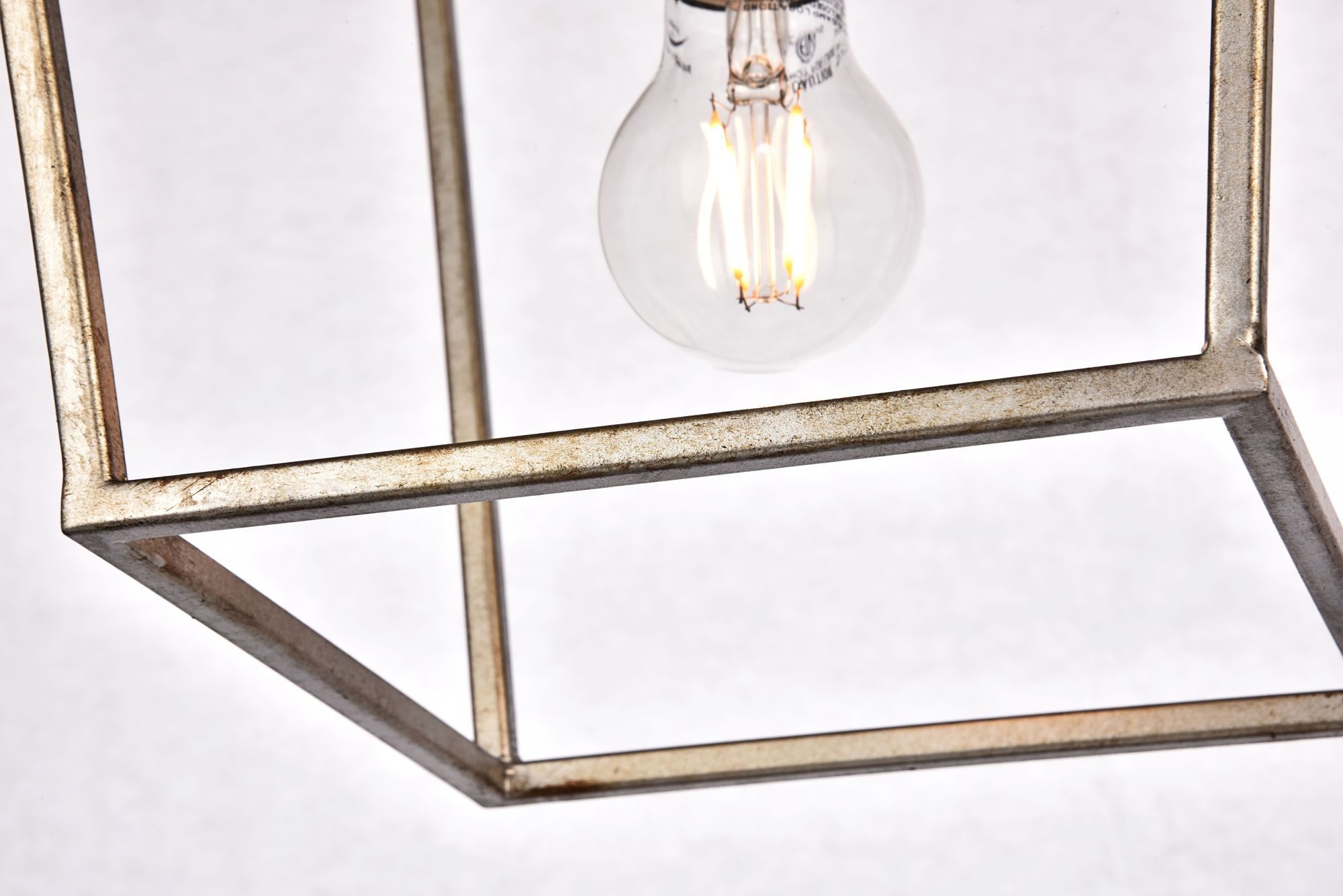 Maddox Collection Pendant D9.75 H14.5 Lt:1 Vintage Silver Finish