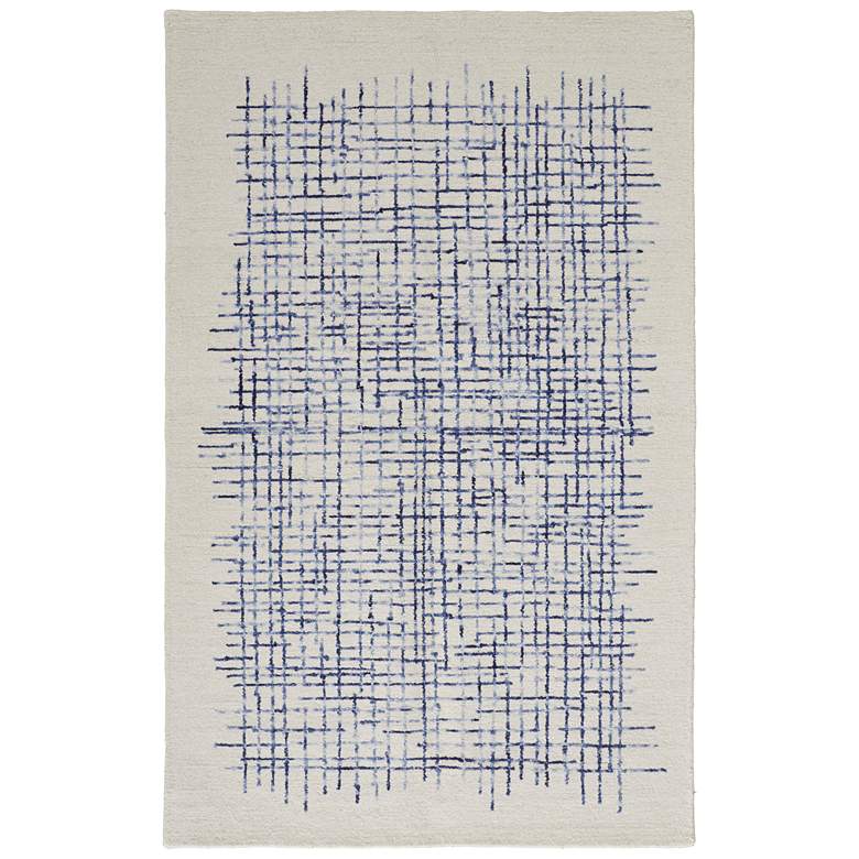 Image 1 Maddox Transitional Abstract Hand Tufted Ivory Area Rug 8630F