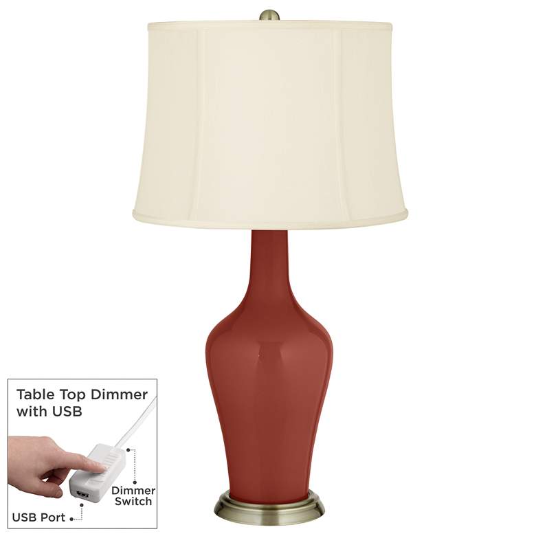 Image 1 Madeira Anya Table Lamp with Dimmer