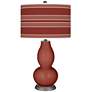 Madeira Bold Stripe Double Gourd Table Lamp