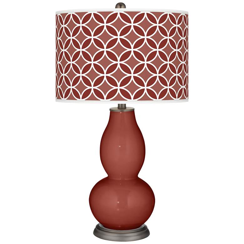 Image 1 Madeira Circle Rings Double Gourd Table Lamp
